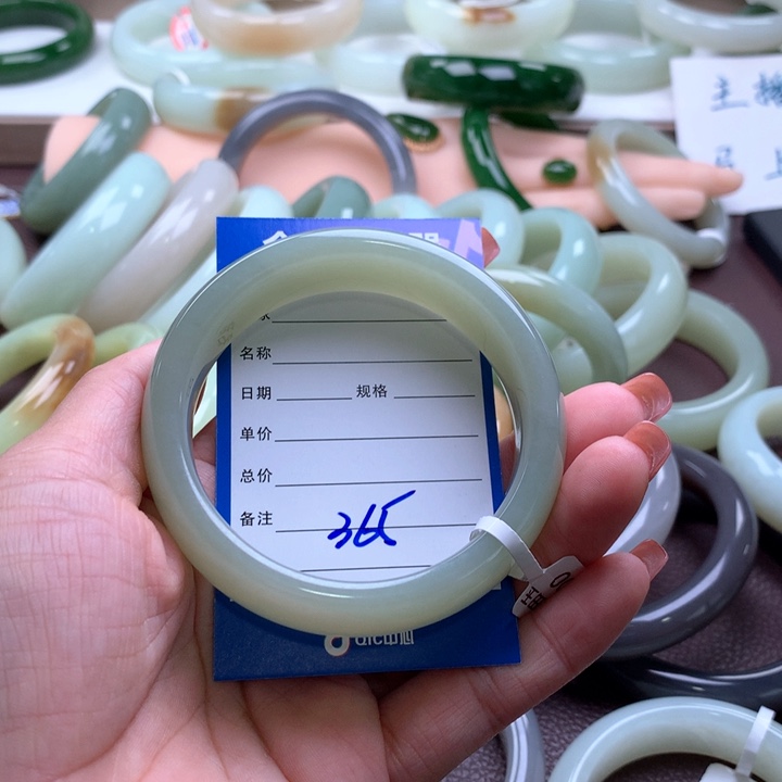 和田玉手镯58-59未镶嵌