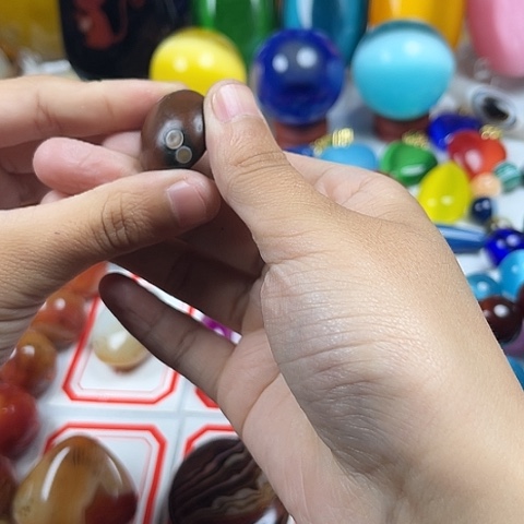 玛瑙/玉髓耳钉合金