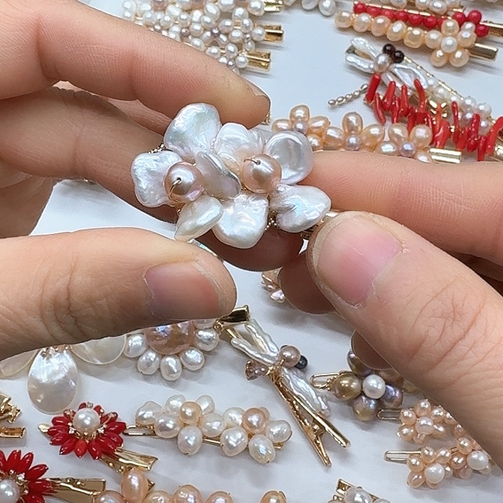 淡水珍珠珍珠银S925镶嵌