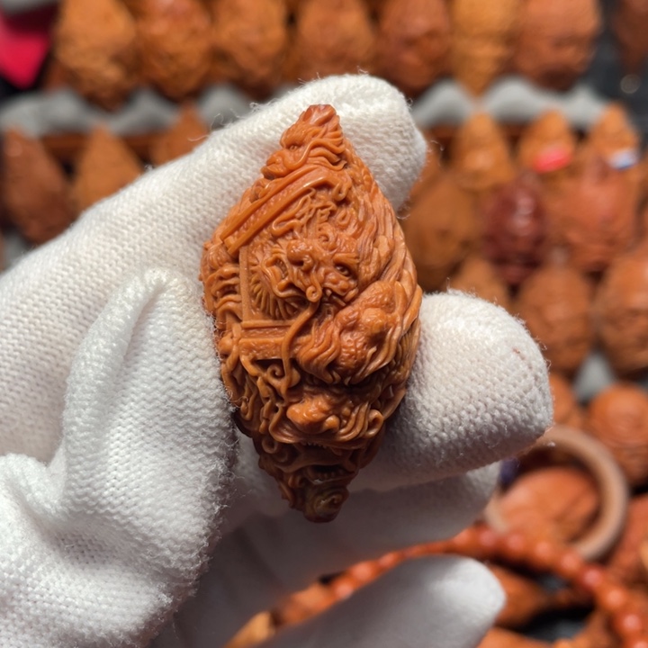 【闪购商品】橄榄核手串/手链九龙拉棺