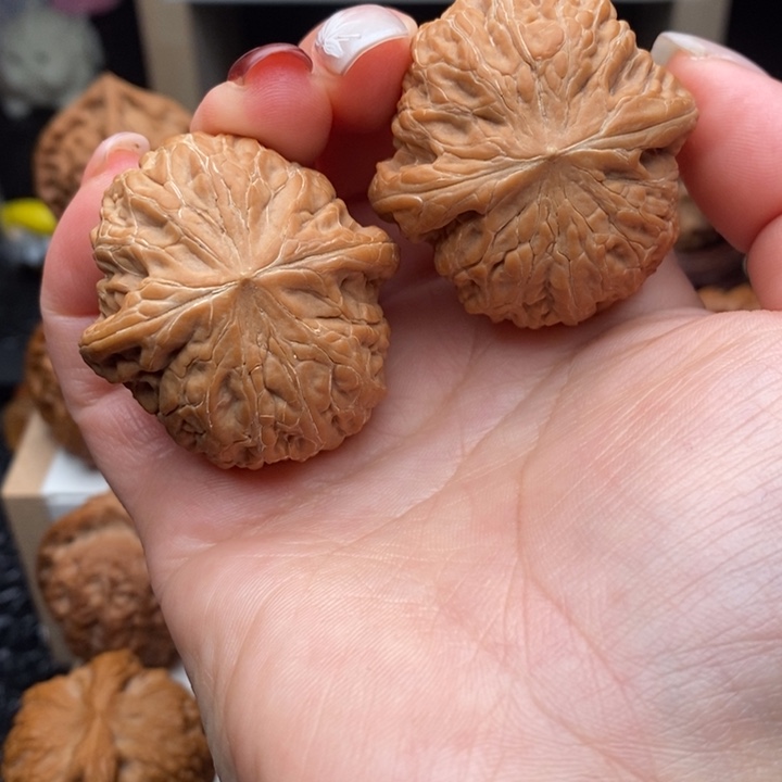 苏***九把件文玩核桃铁锤