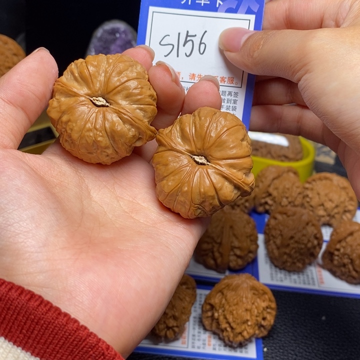 文玩核桃吊坠42全品南瓜墩s156