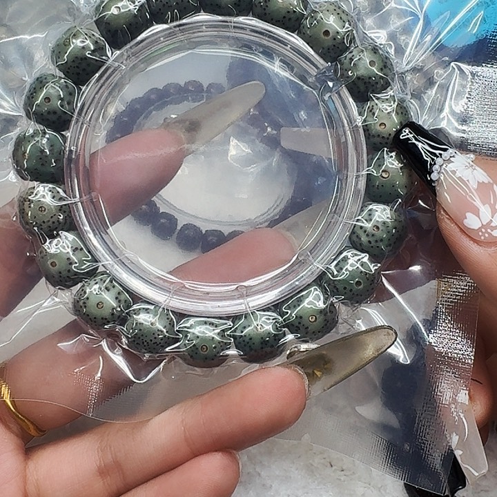 星月菩提手串322高端满绿星月菩提12桶单圈