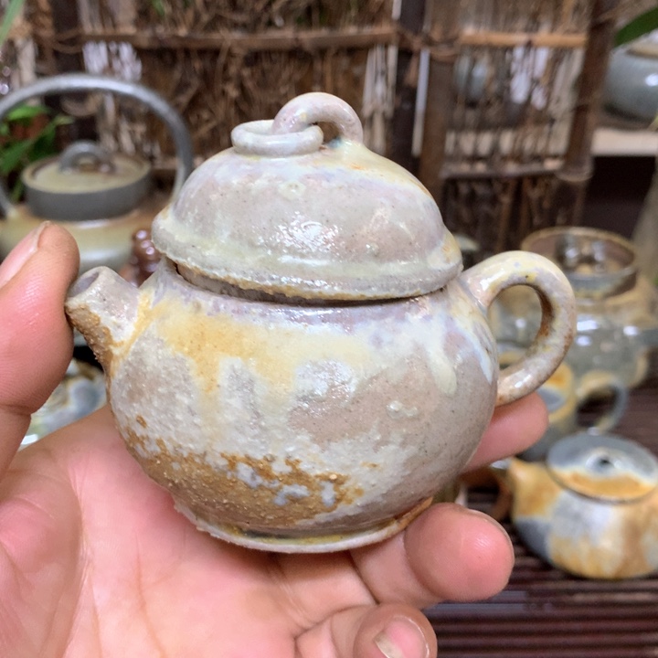 紫砂茶壶纯自然高温裸柴烧