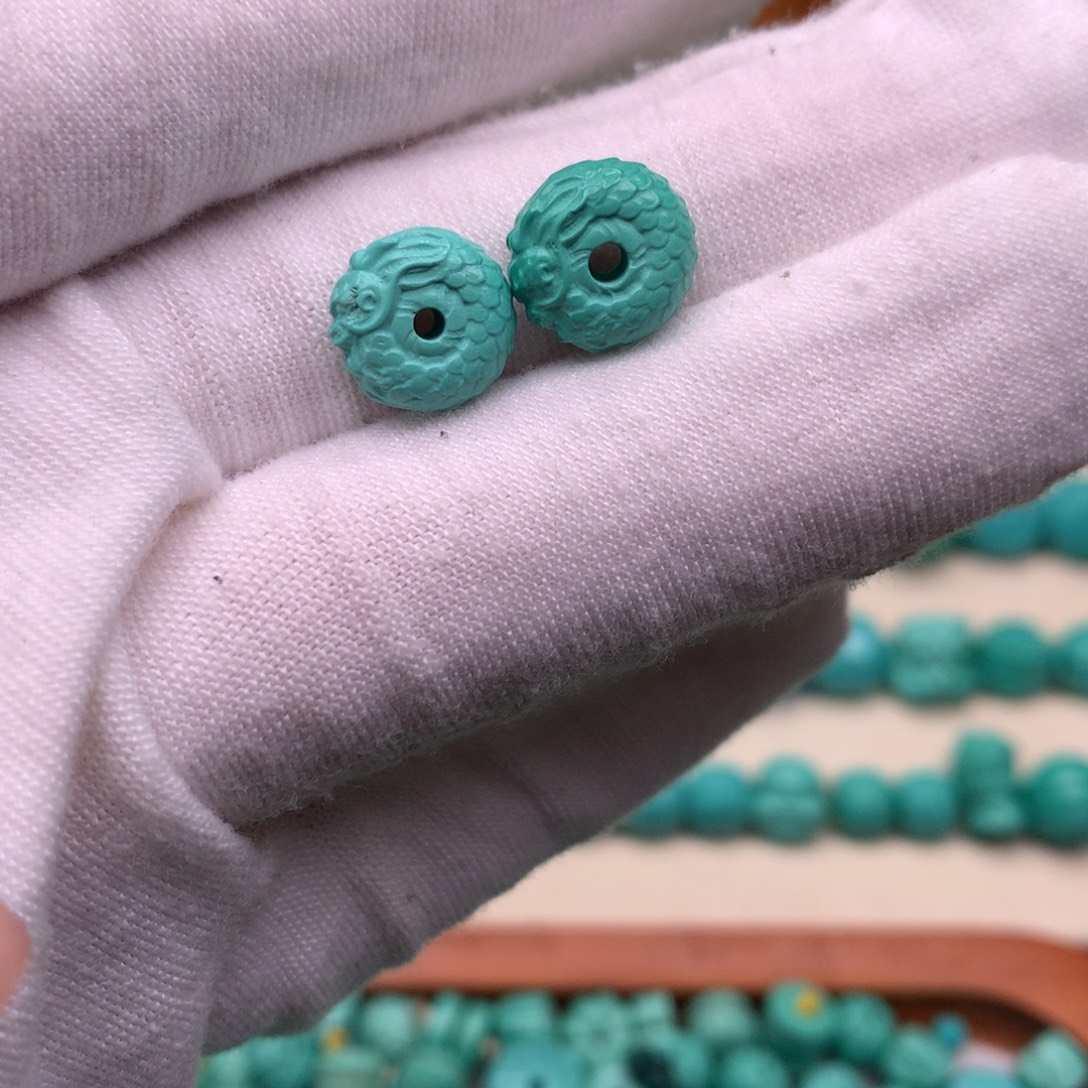 原生态散珠配饰龙扣9.