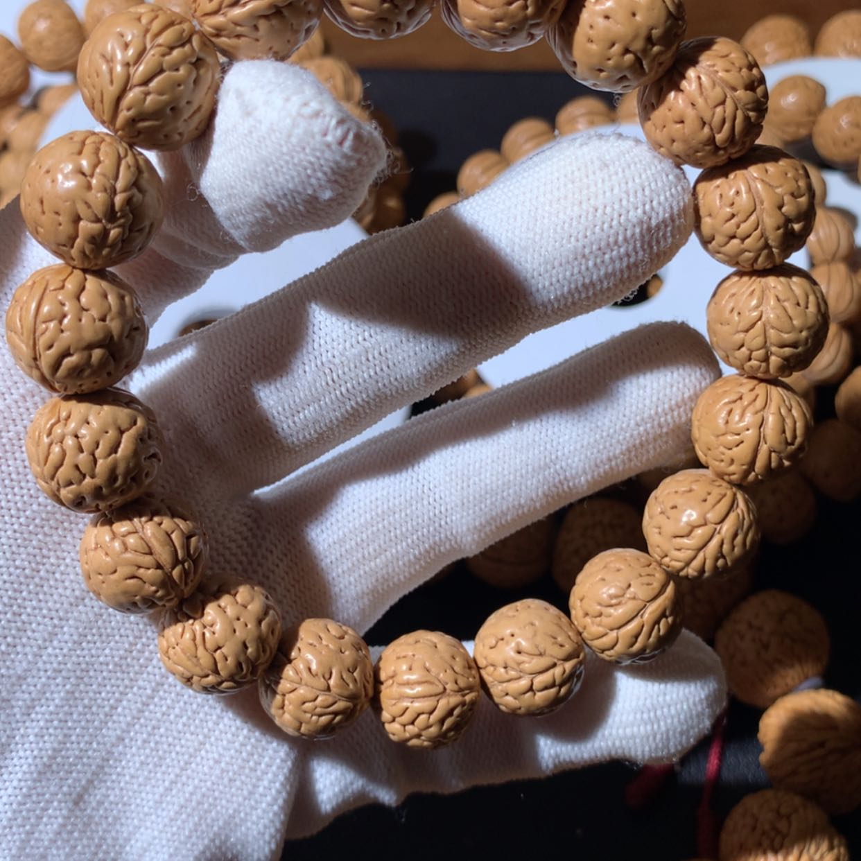 【闪购商品】桃核手串7**3麦穗一道筋14尺寸桃核