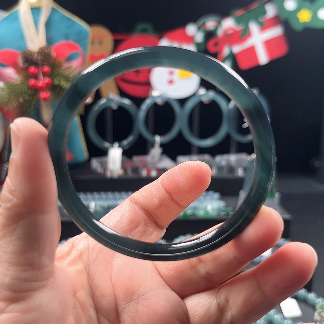 翡翠未镶嵌手链天然a货翡翠原条冰条6.2/6.2/60