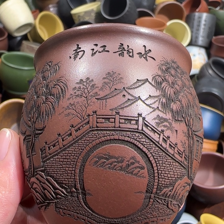 茶杯紫砂全手工紫砂