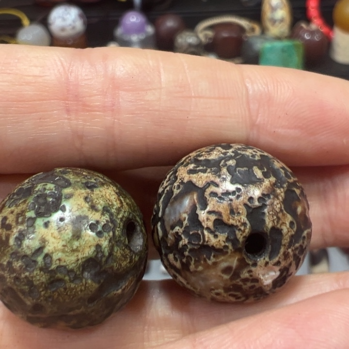 清***风玛瑙/玉髓合金做工精致大方精致