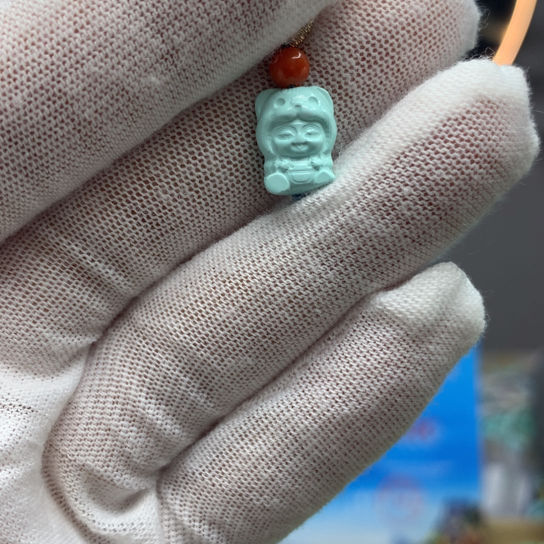 绿松石挂件未镶嵌