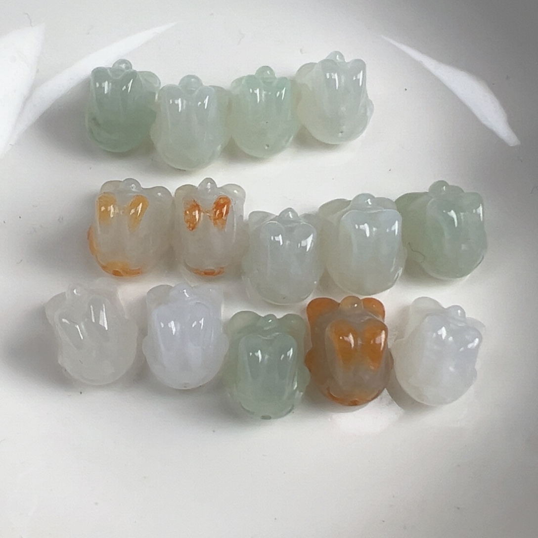 翡翠散珠翡翠趴趴兔一个可挑