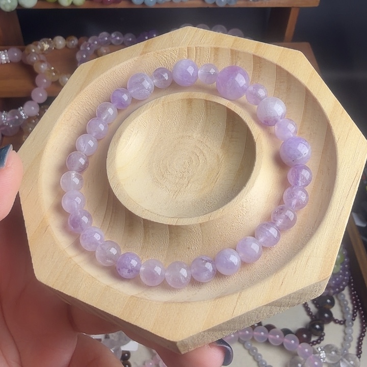 珠宝半成品紫晶未镶嵌0589