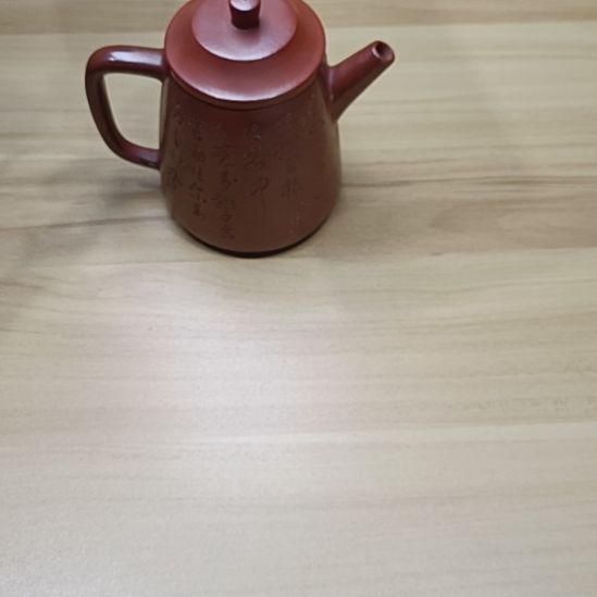 手工艺品琉璃宜兴原矿红皮紫砂壶高汲直