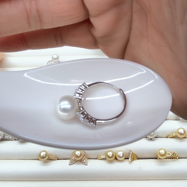 淡水珍珠颈饰银S925镶嵌顺**水