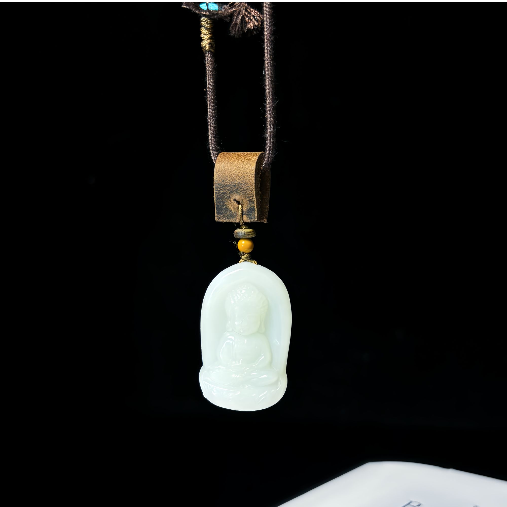 “云稚”和田玉白玉宝宝佛吊坠 4251 多样性发一件