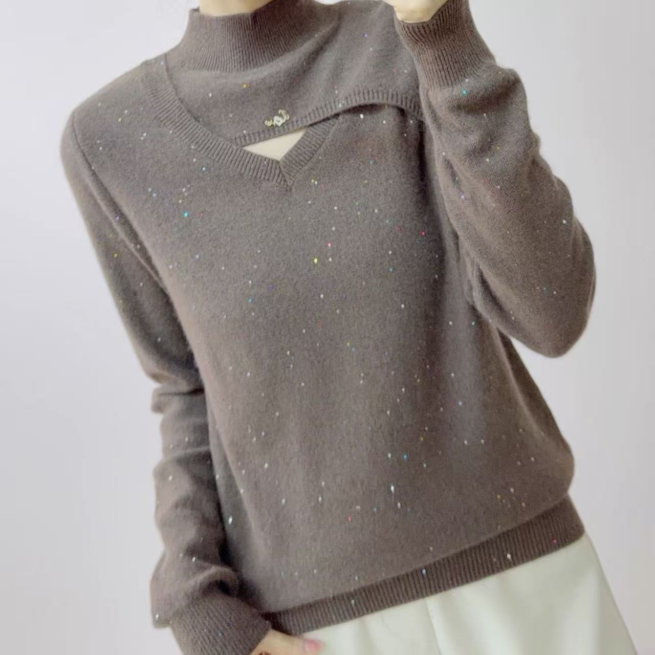 【濮院•高端毛衣】NN755-新款品质代工时尚设计感毛衣