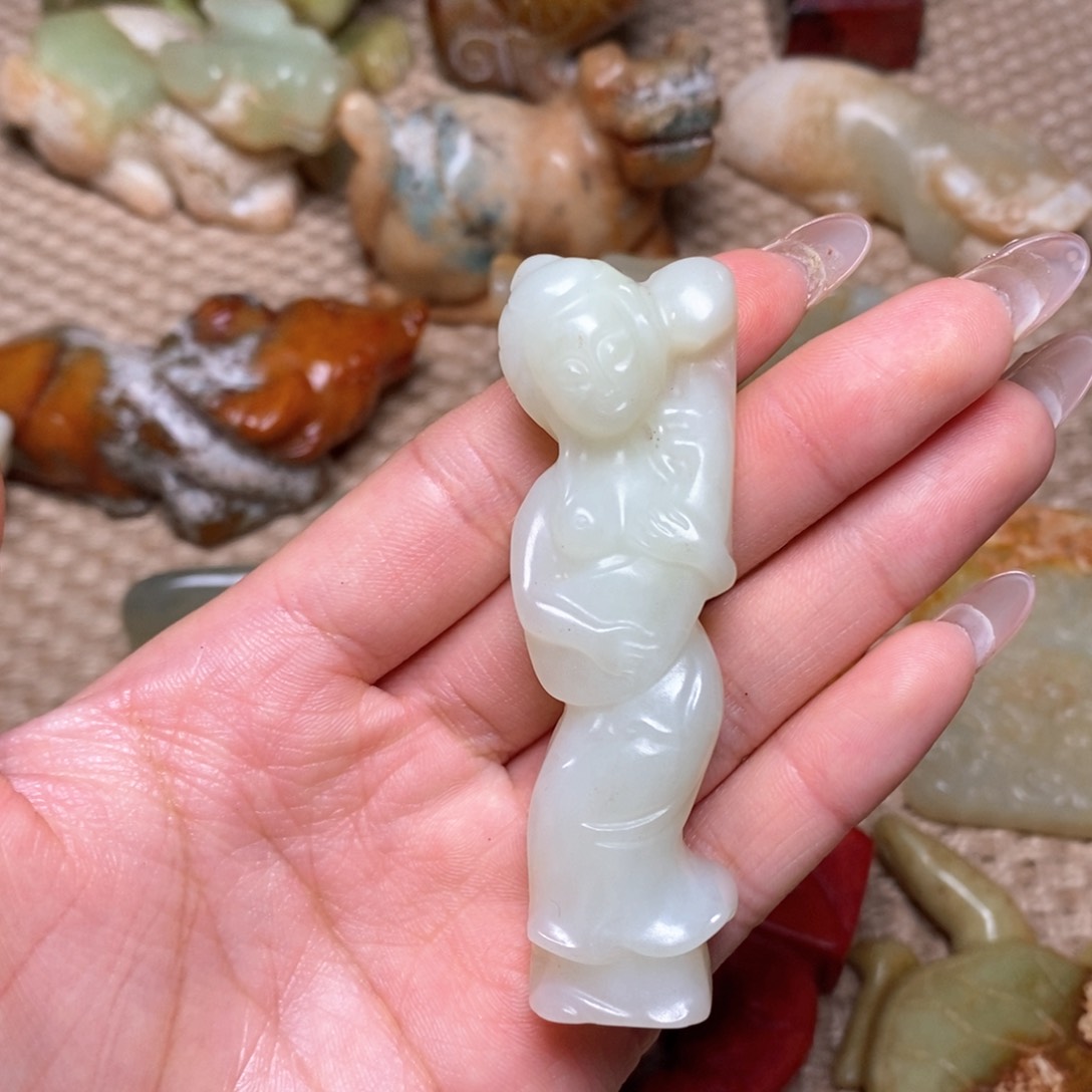 白玉菩提吊坠白玉菩提白玉菩提摆件