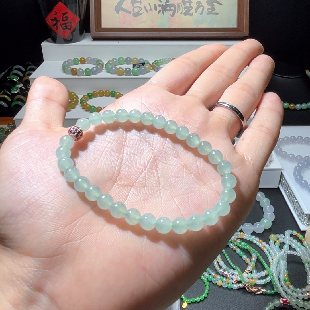 未镶嵌翡翠手链手串
