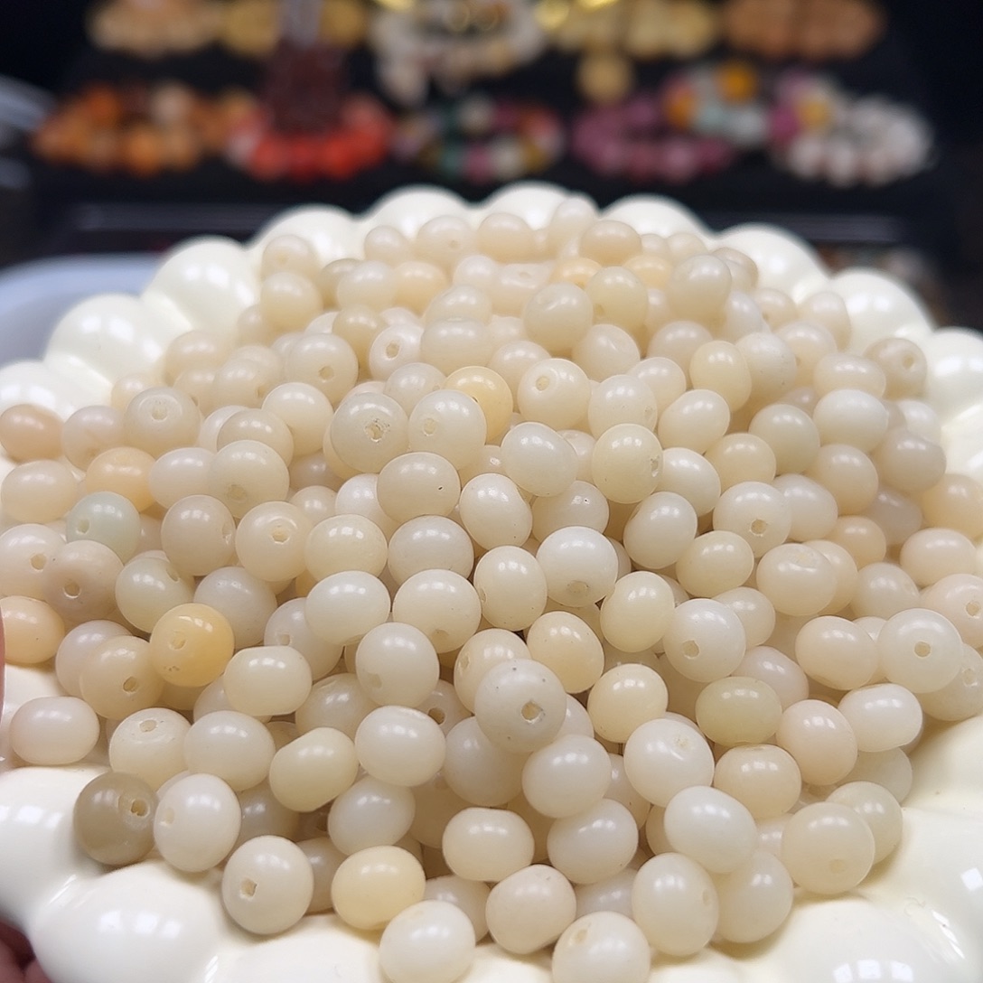 菩提根/象牙果手串瑕疵卡9灰白苹果300颗卡牌➕200颗