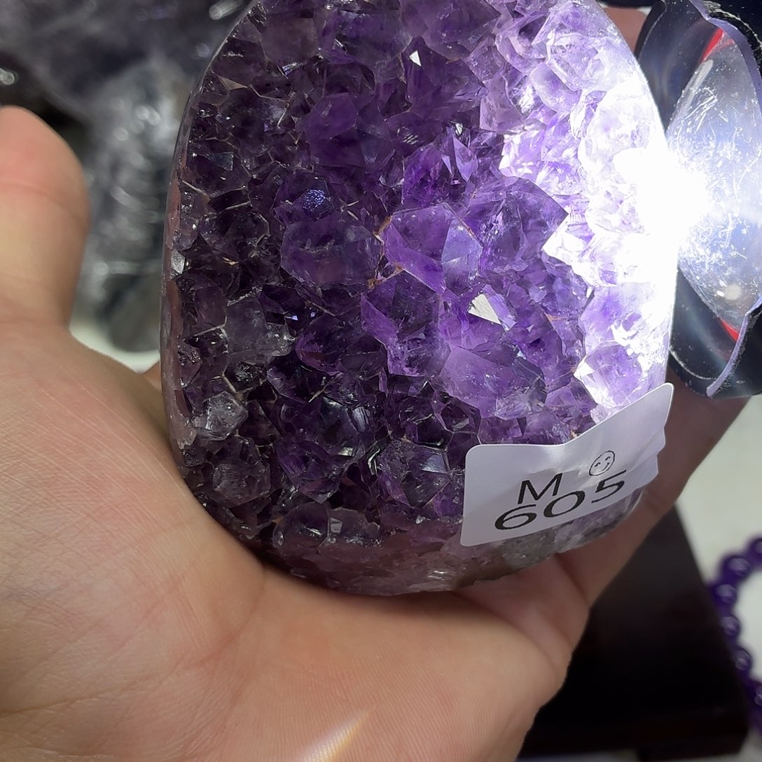 未镶嵌摆件紫晶水晶