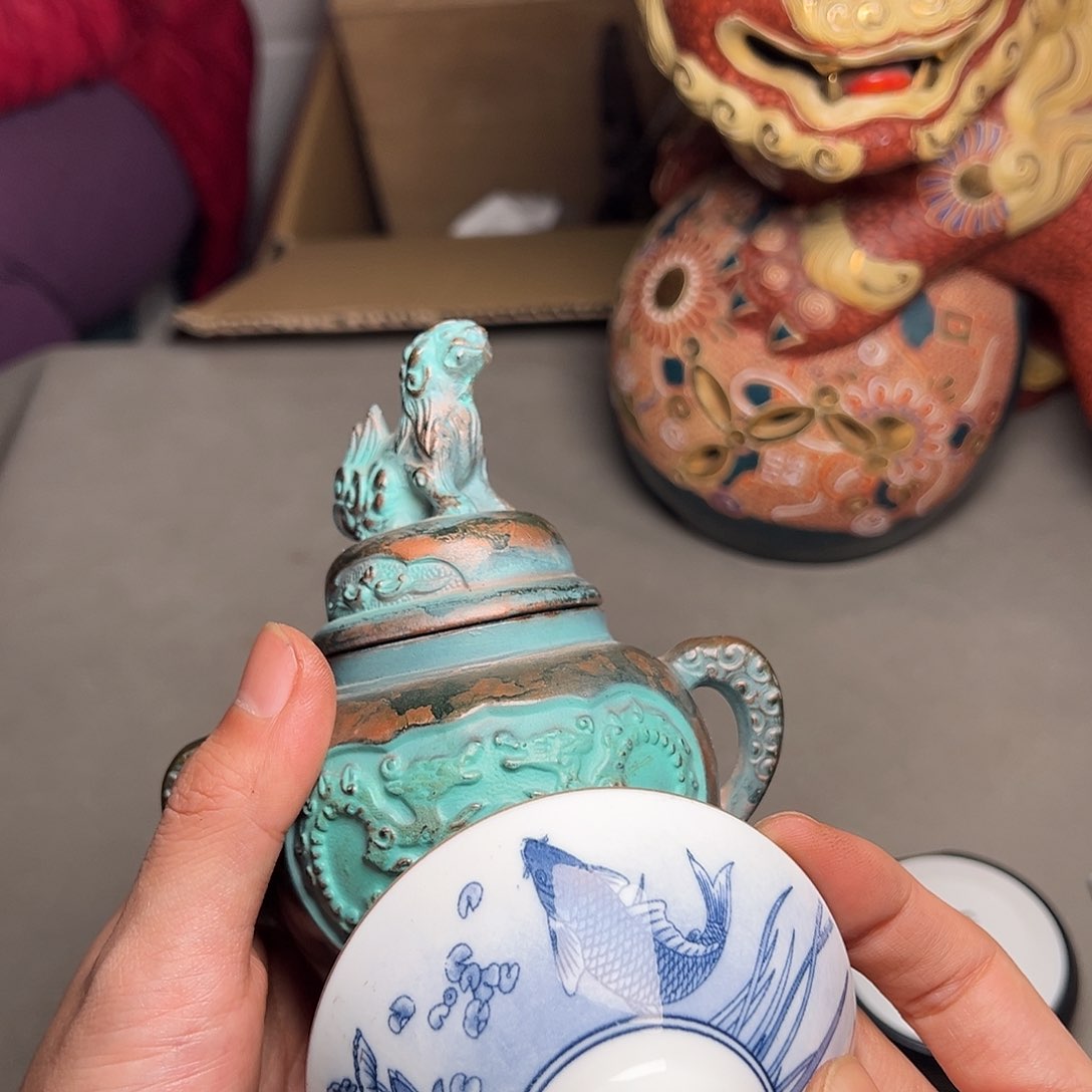 瓷片工艺赏玩器物下单即认可多样性发其一