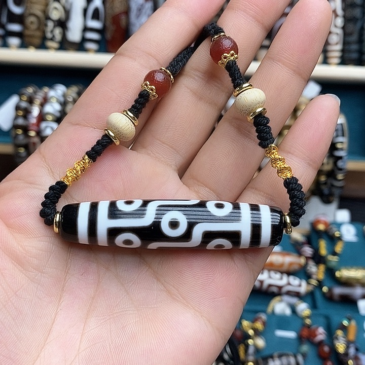 玛瑙/玉髓合金颈饰