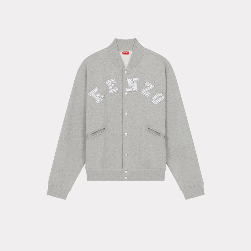 未使用 KENZO/肯佐 男士棉质徽标印花连帽卫衣