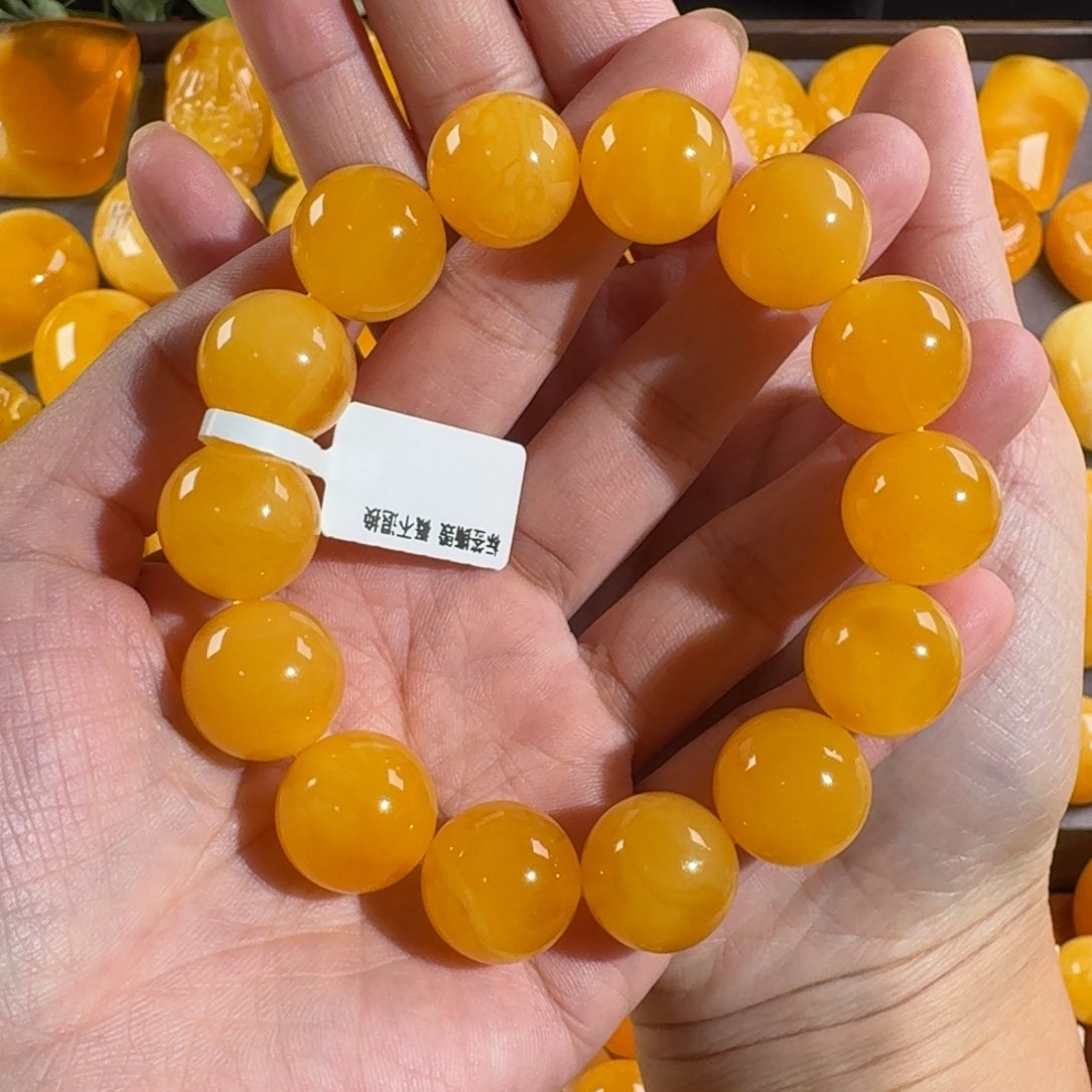 蜜蜡毛衣链未镶嵌@**师