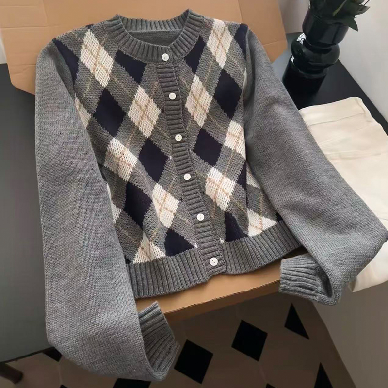 《139》毛针织衫女上衣袖轻职风长袖ins设计感