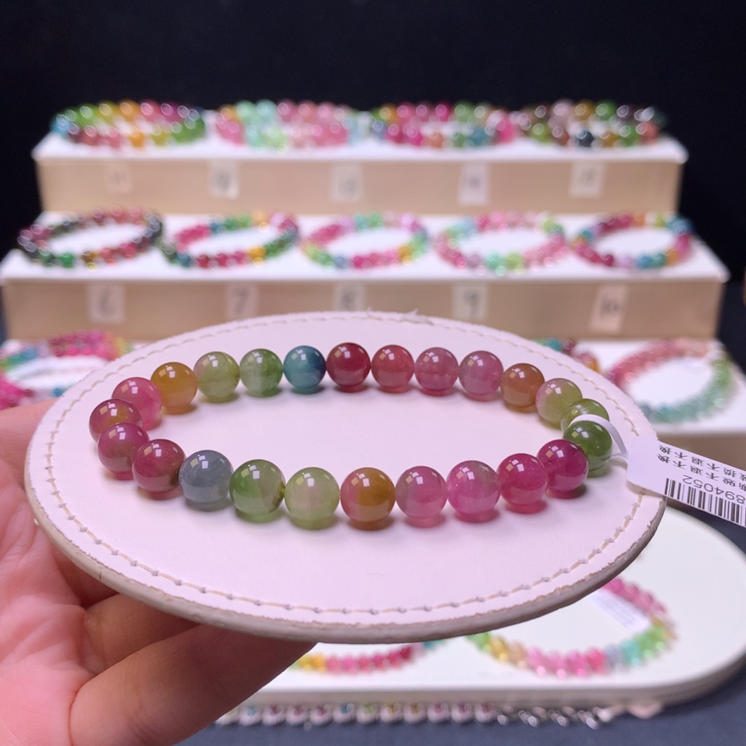 未镶嵌手链碧玺碧玺