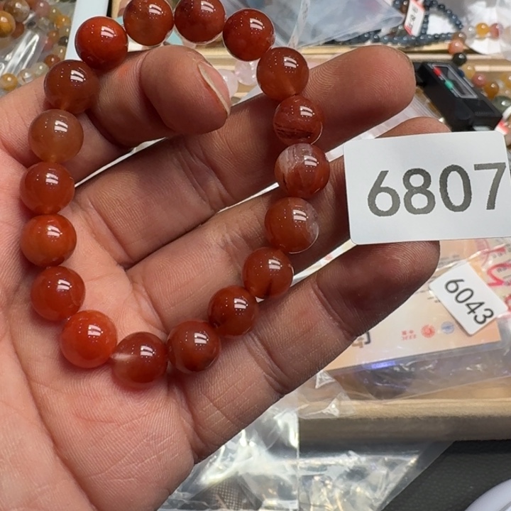 豆***饼手链未镶嵌水晶水晶