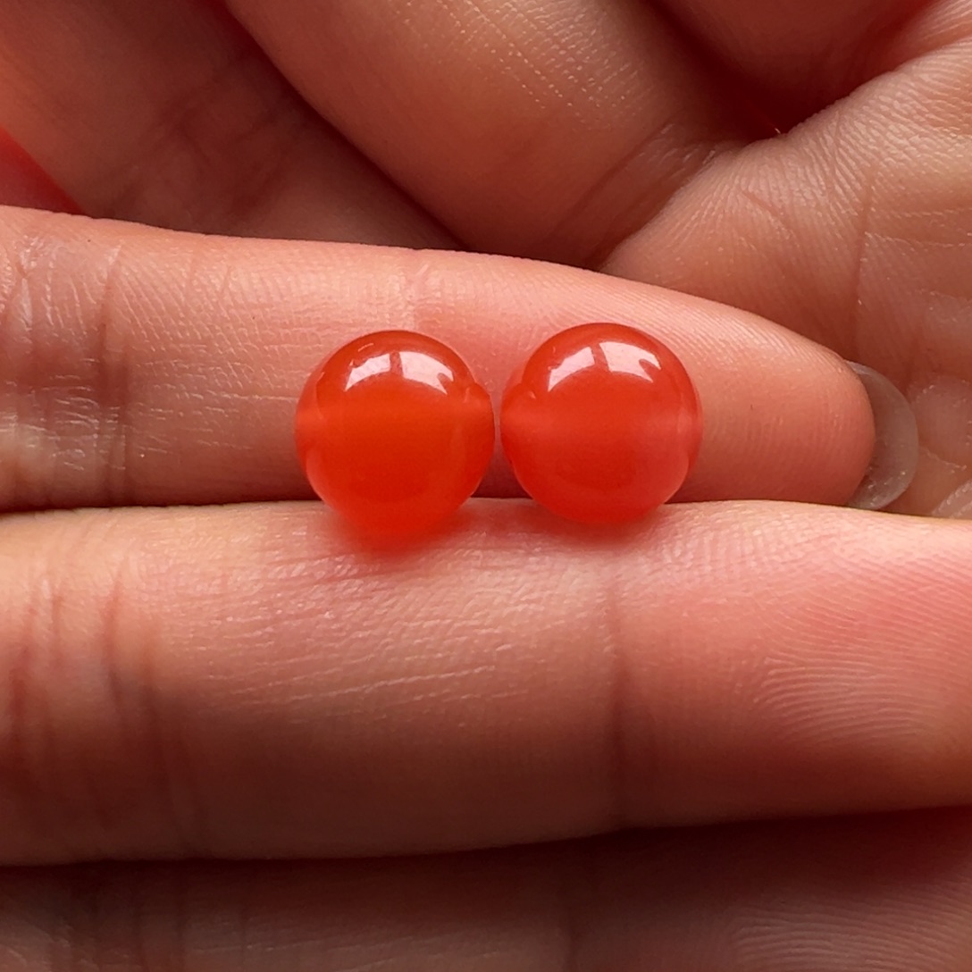 南红玛瑙圆珠9未镶嵌