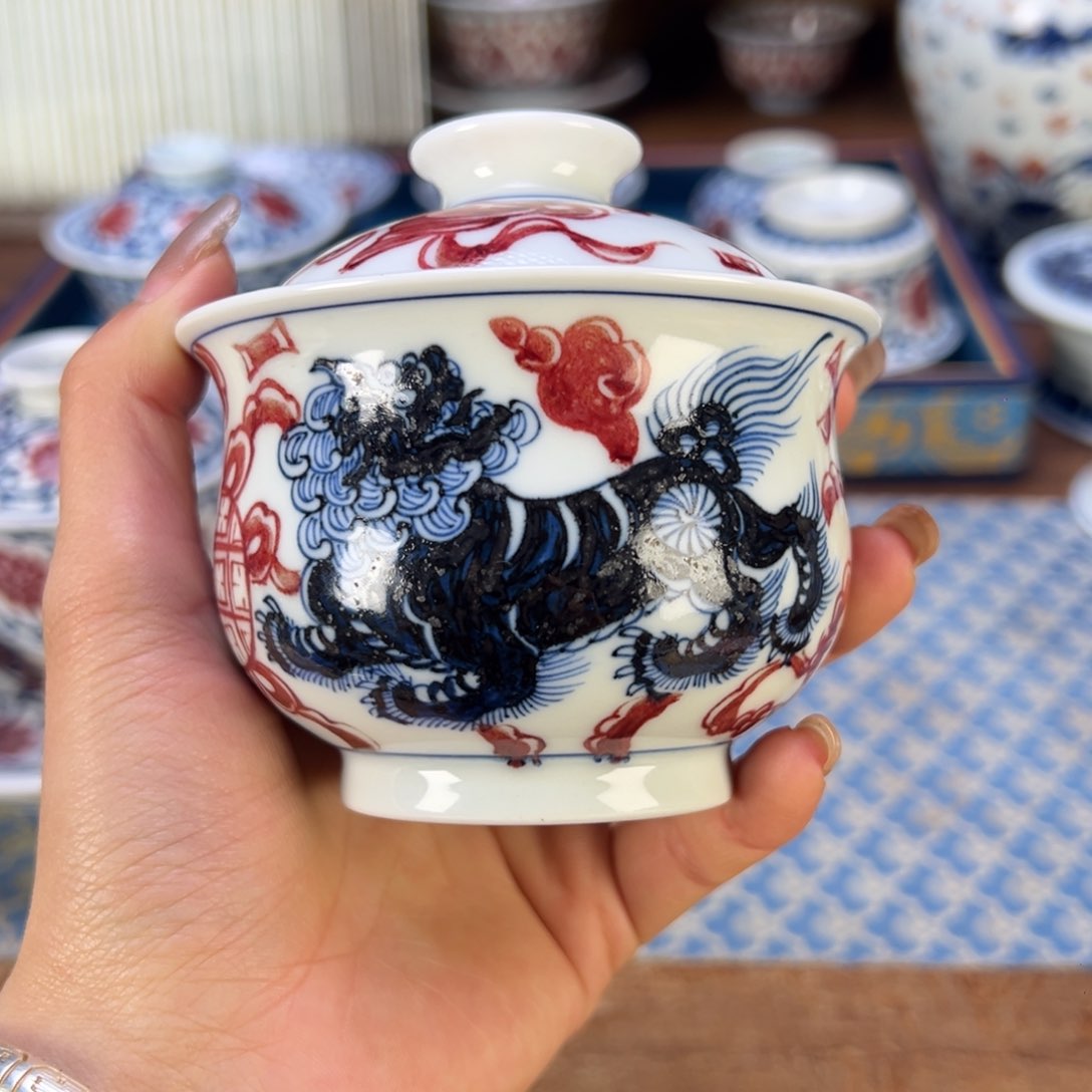 摆件景德镇手工手绘