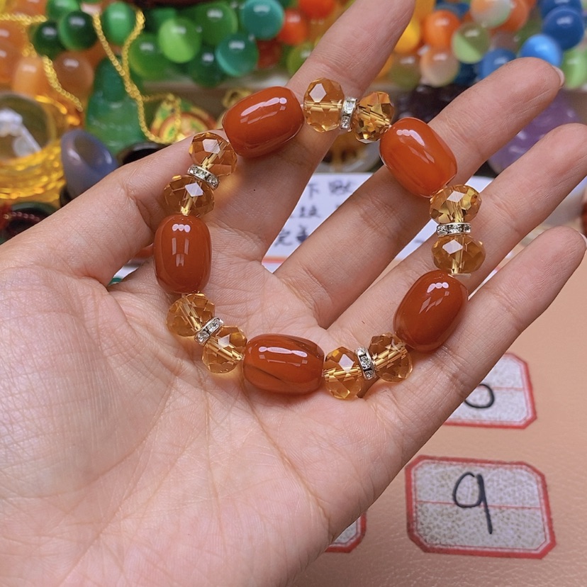 【闪购商品】玛瑙/玉髓颈饰未镶嵌雨*