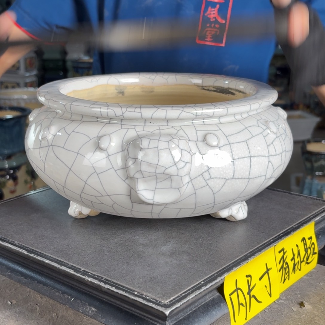 一风堂石湾花盆 内19*9