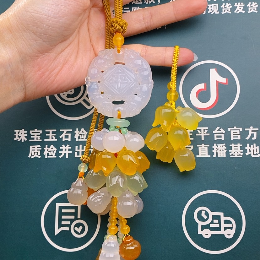 【闪购商品】玛瑙/玉髓车挂未镶嵌