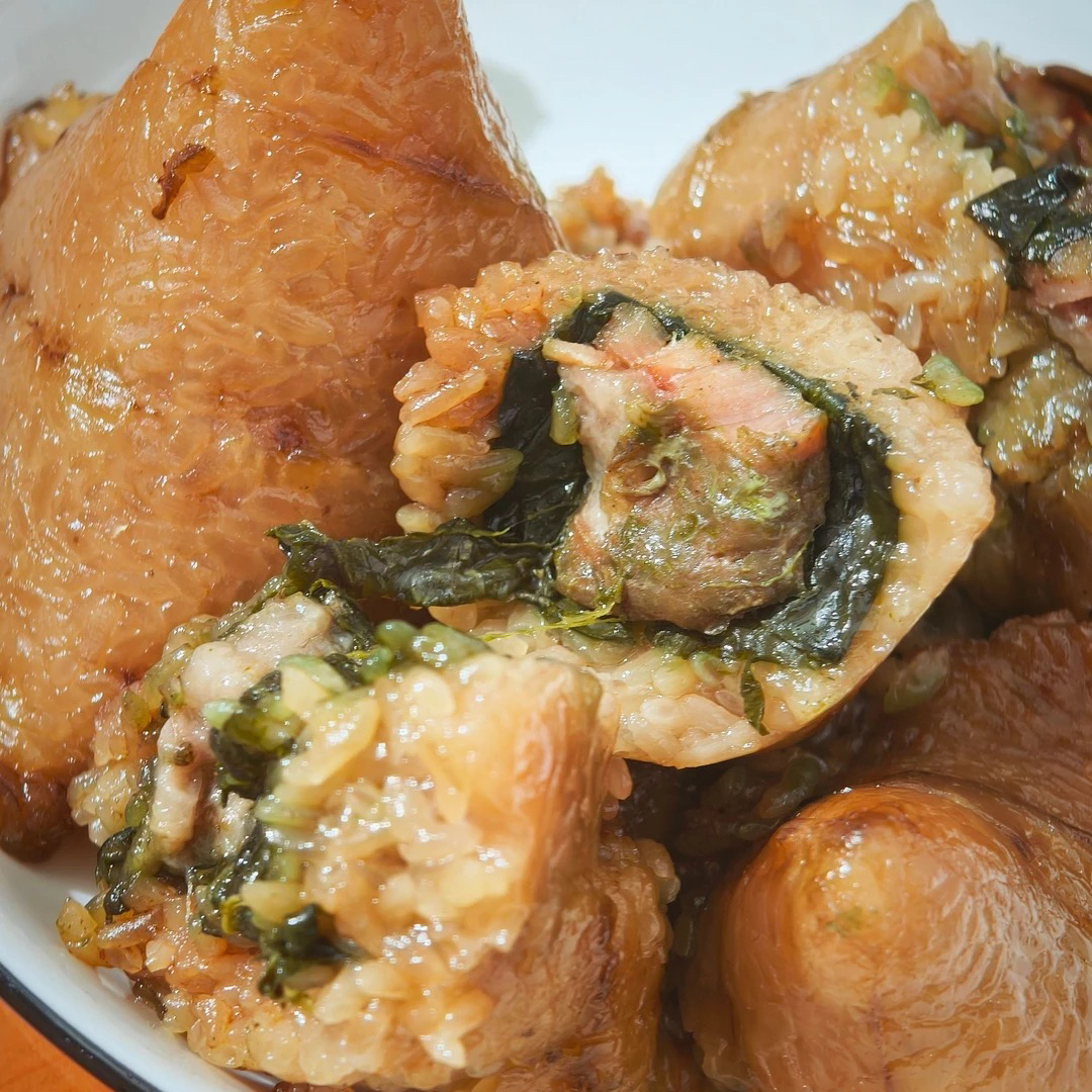 【梁三哥专属】正宗雷鼓叶大肉粽子 手工现做现发【顺丰包邮】