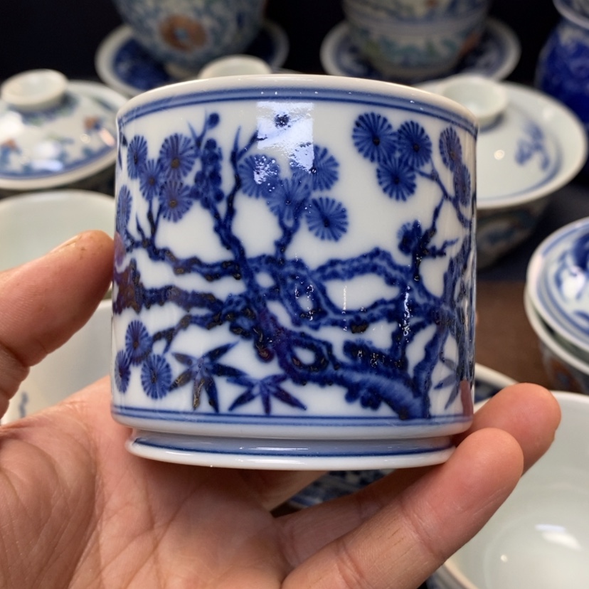 【闪购商品】景德镇青花主人杯