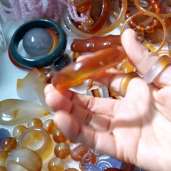 无***谓玛瑙/玉髓未镶嵌简单