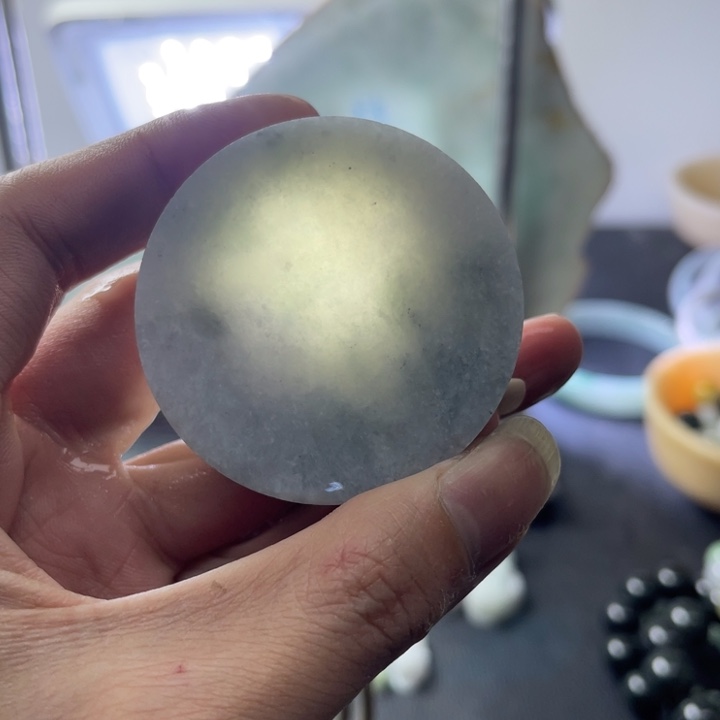 翡翠颈饰未镶嵌缅甸翡翠手镯心