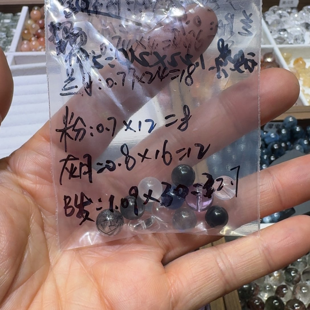 水晶未镶嵌珠宝半成品非假不退不换
