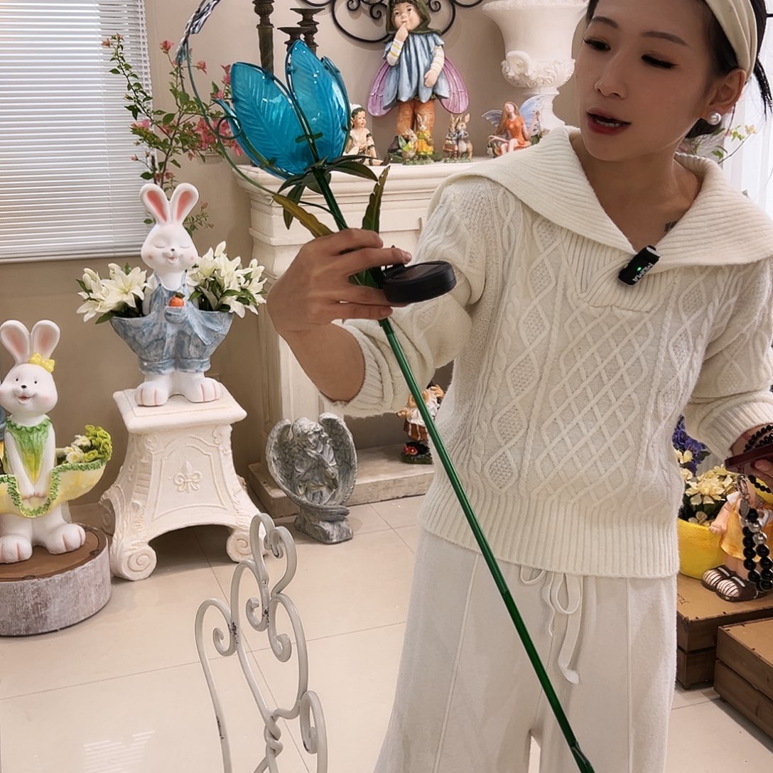 花园摆件红红火火