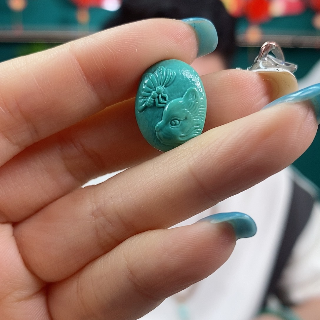 绿松石珠宝奇石未镶嵌