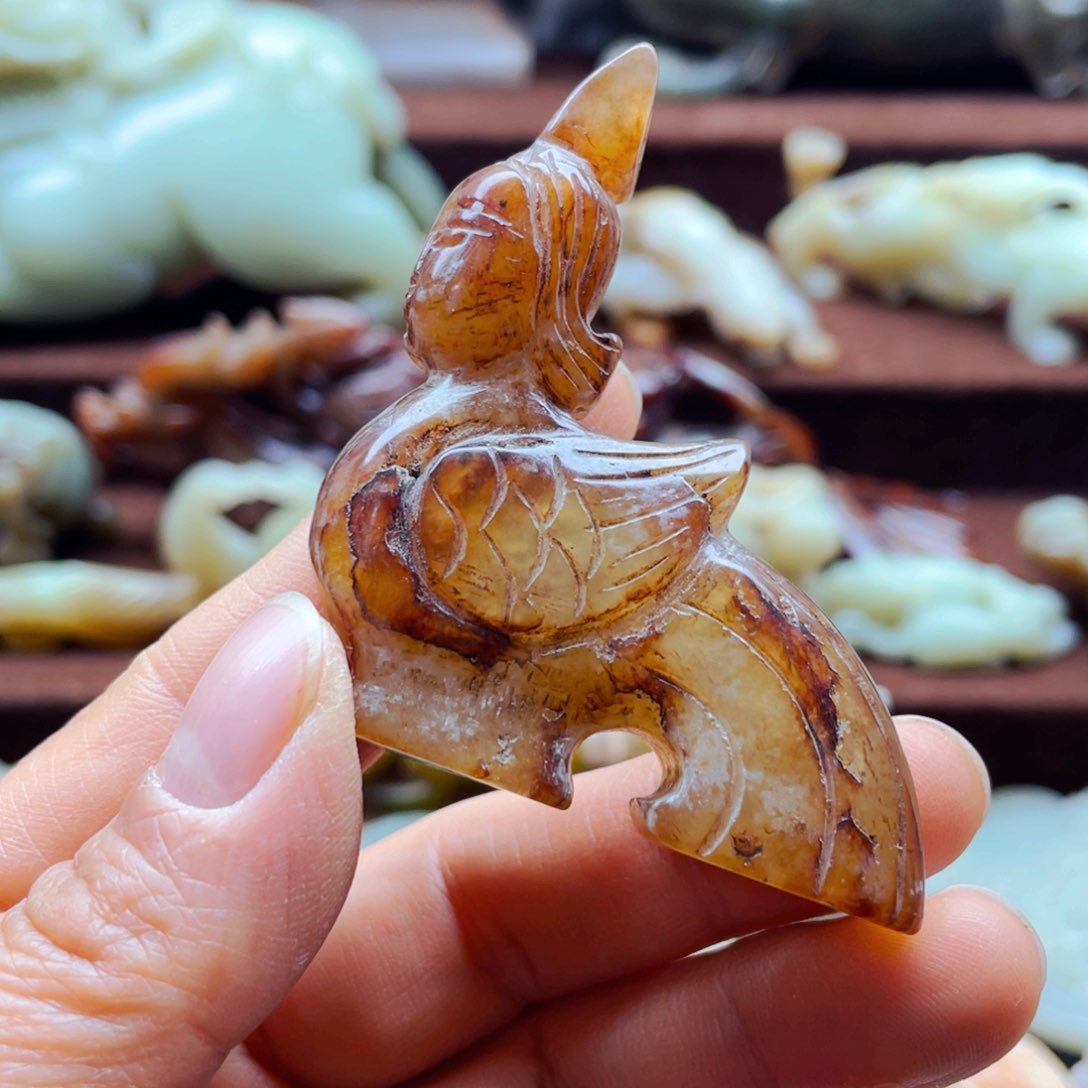 吊坠白玉菩提摆件