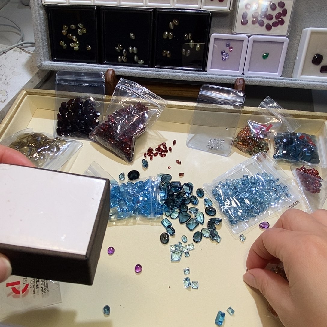 紫晶珠宝半成品未镶嵌1.08ct/29.9