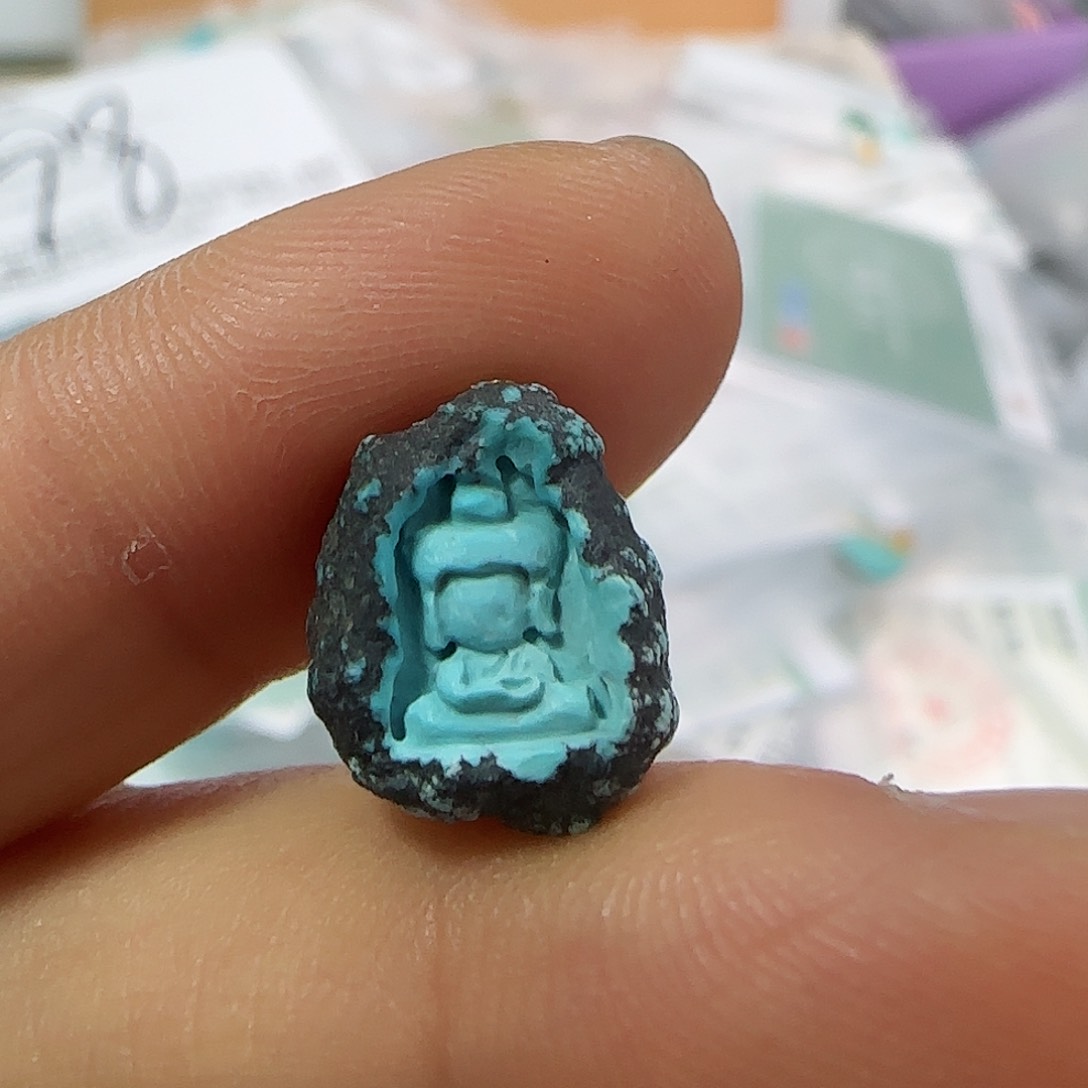 绿松石珠宝半成品未镶嵌