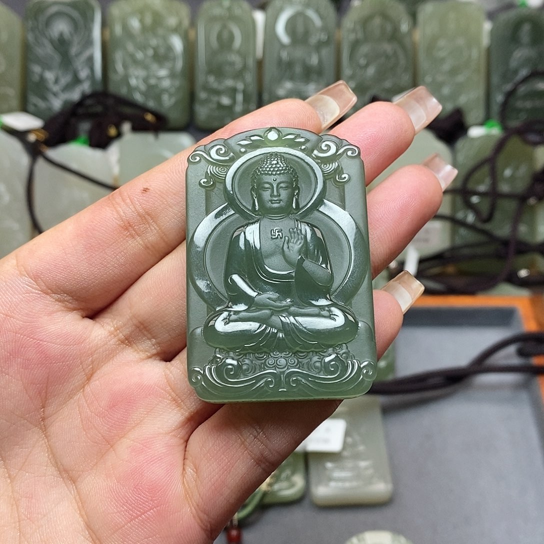 【闪购商品】和田玉颈饰未镶嵌竹**雨