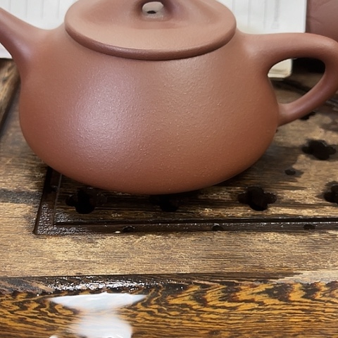 紫砂茶壶老紫泥满瓢260c c