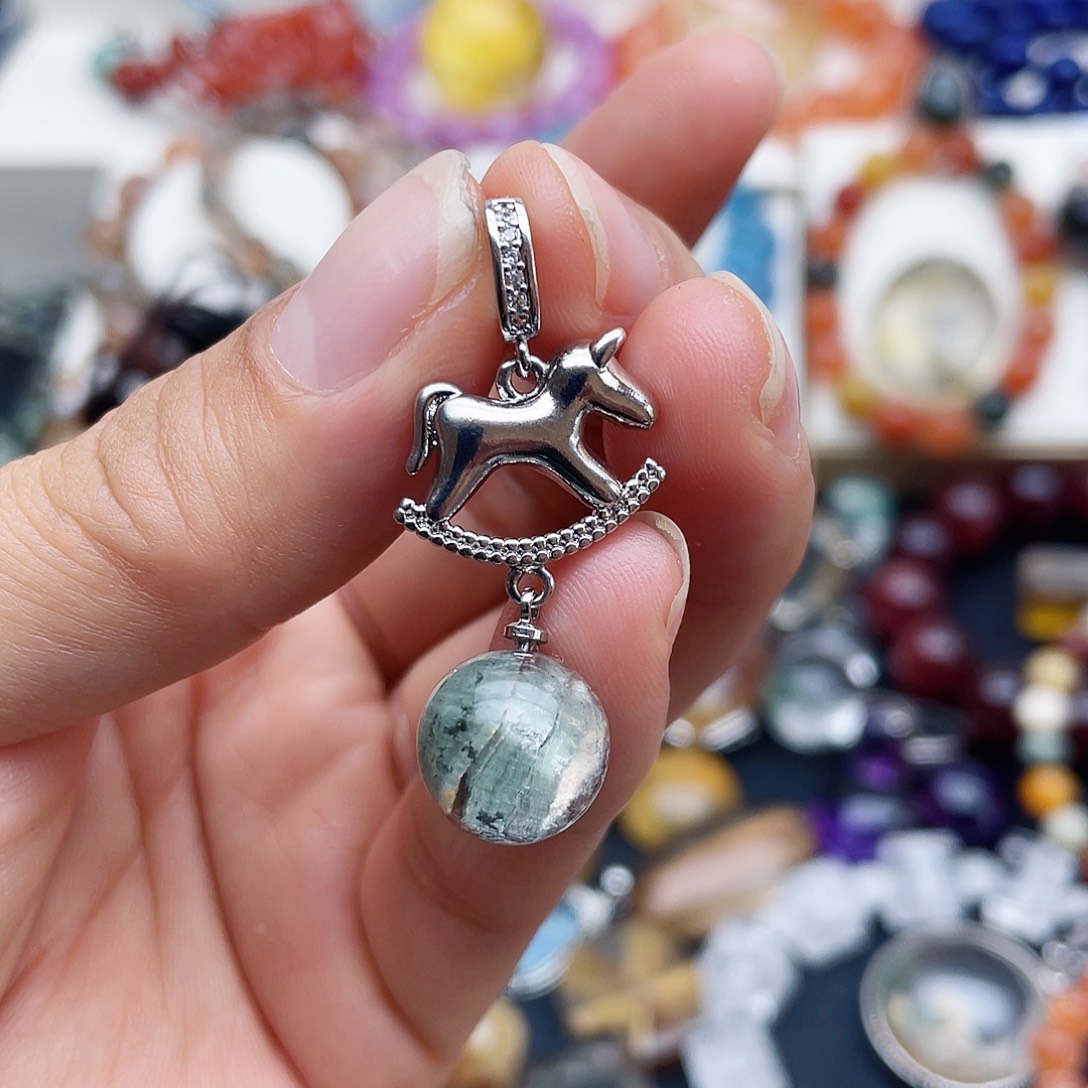 戒指烟晶银S925镶嵌