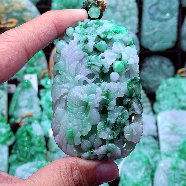 翡翠吊坠(不含链)未镶嵌愿***忧